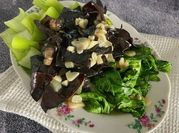 Gambar tumis pokcoy jamur kuping