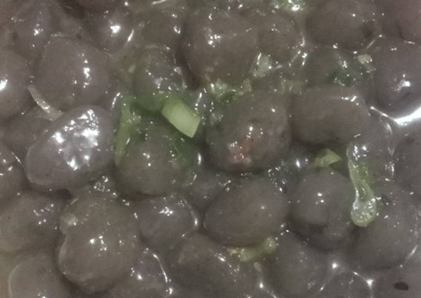 Seblak cilok bumbu ijo