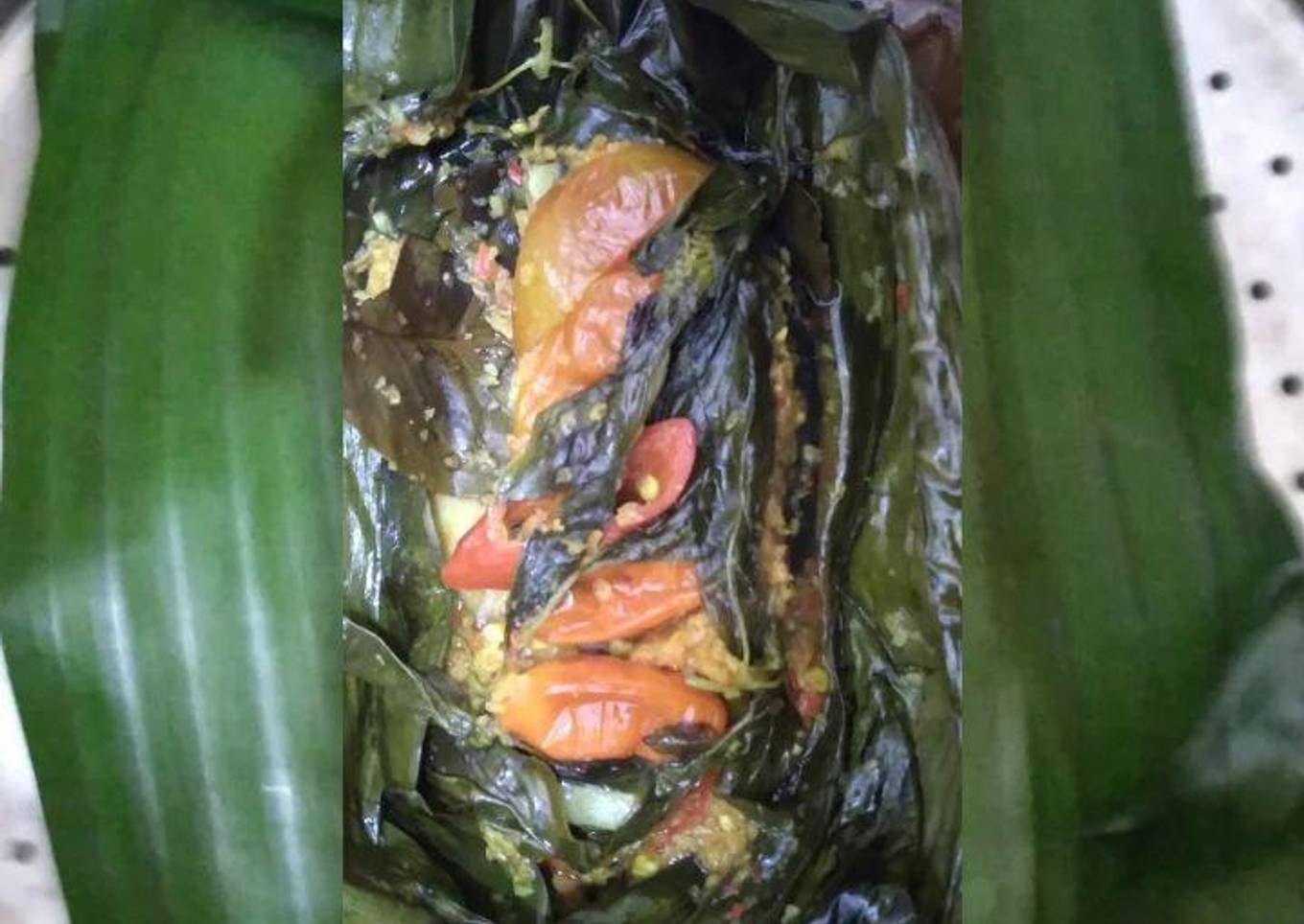 Pepes ikan mas