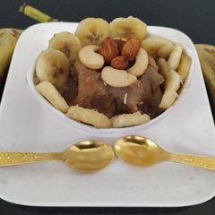 A picture of Kerala Banana/balehannu Halwa.
