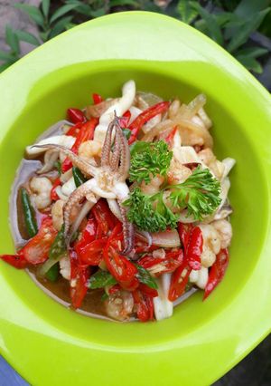 Foto resep Cah udang cumi