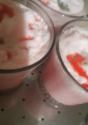 A picture of Strawberry drink #cookpadapp #drink_compition.