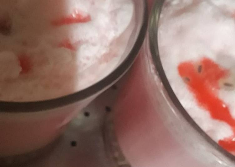 Recipe of Super Quick Homemade Strawberry drink #cookpadapp #drink_compition