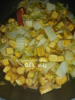Foto resep Tumis Sawi Putih Tahu
