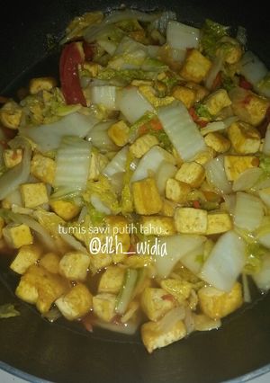 Foto resep Tumis Sawi Putih Tahu