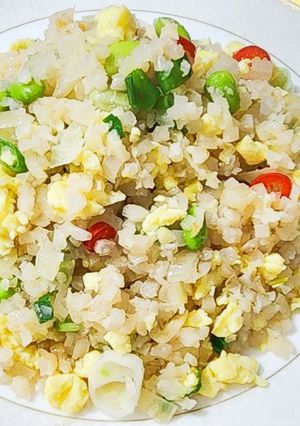 A picture of Cauliflower Fried Rice.