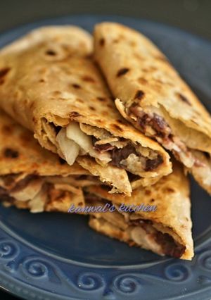 A picture of Kidney beans wrap.