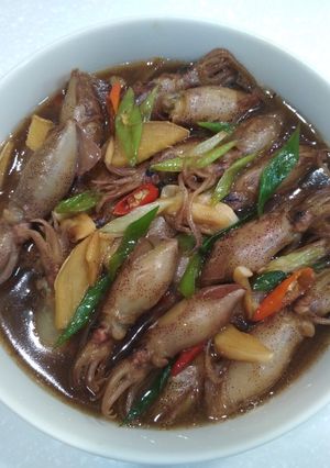 Foto resep Tumis baby cumi basah