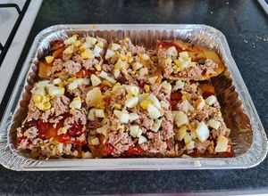 Foto principal de Coca valenciana (coca de pebre i tomaca)