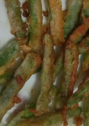 Hình của món Đậu hà lan tẩm bột chiên giòn.