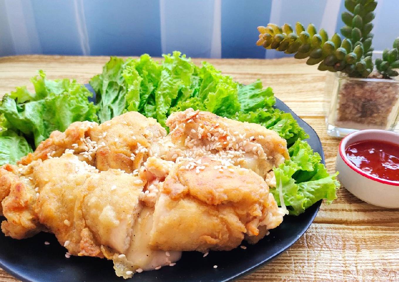 104. Ayam Goreng Mozzarella