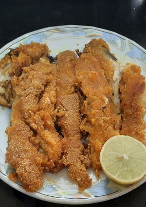 A picture of Crispy bombil fish fry.