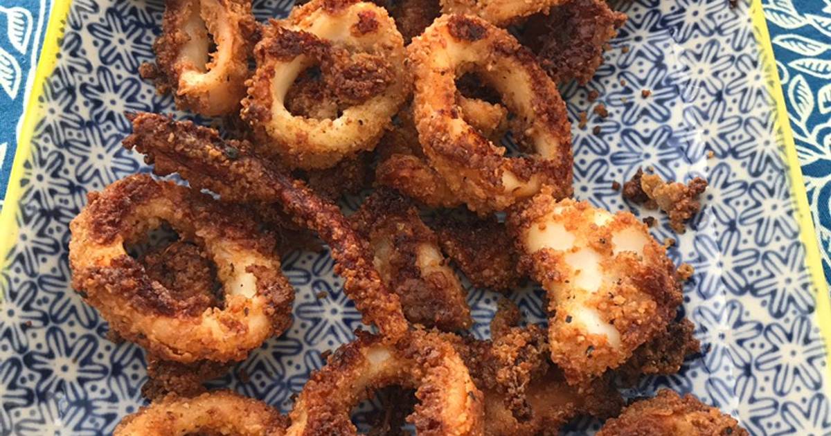Oven ‘fried’ squid Recipe by Gaia Riva - Cookpad