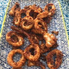 A picture of Oven ‘fried’ squid.