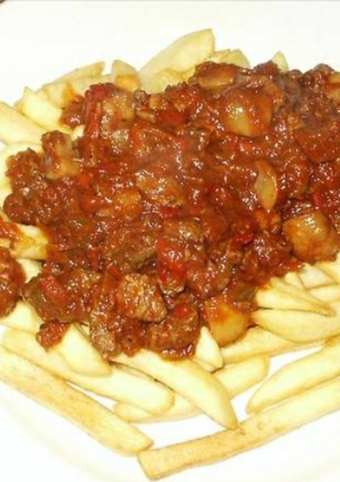 Una foto de Carne en salsa húngaro goulash