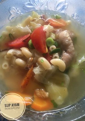 Foto resep Sup Ayam Makaroni
