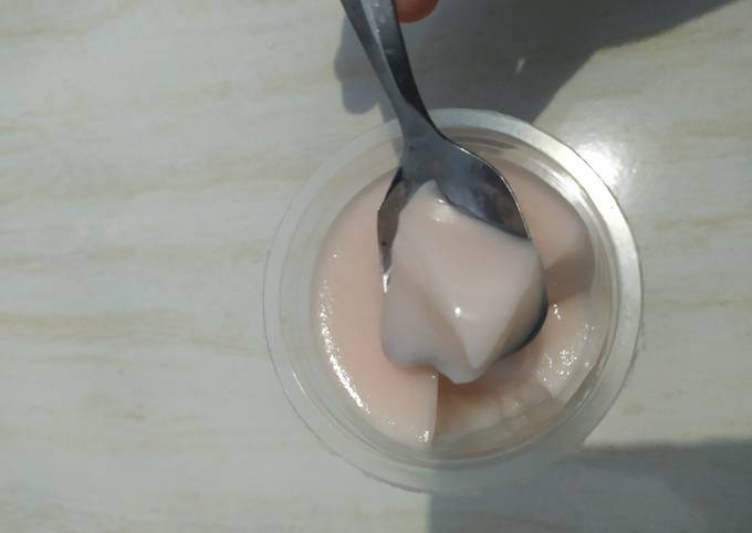 Resep Silky Puding Puyo Lembut Sederhana yang Enak