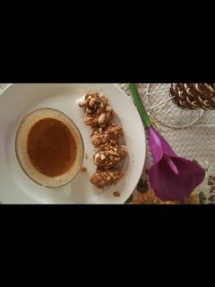 صورة لوصفة جوز الهند بالشوكلا باونتي💕🍫