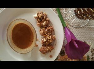 صورة لوصفة جوز الهند بالشوكلا باونتي💕🍫