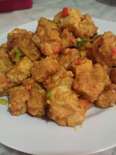 Foto resep Salted Egg Tofu