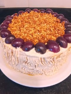 Una foto de Torta Rápida y Fácil de Pionono y Crema de Café