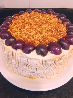 Una foto de Torta Rápida y Fácil de Pionono y Crema de Café