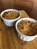 Mini crumbles de manzana
