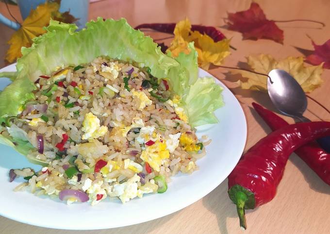 Recipe: Yummy Nasi goreng kaum rebahan 🤭🤭