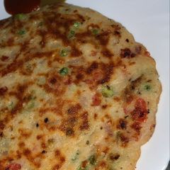 Paneer mirch ka paratha A picture of Paneer mirch ka paratha.