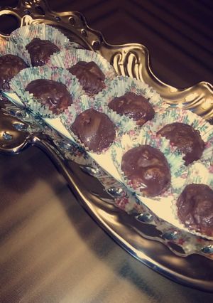 صورة لوصفة كرات البسكويت بالشوكولاتة
