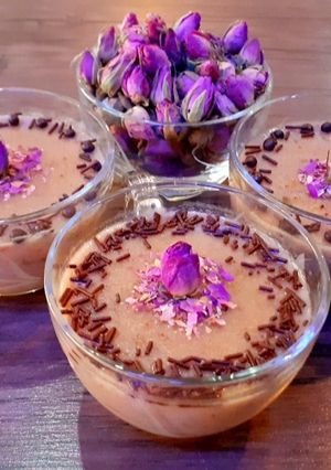عکسی از دستور فرنی خرما بدون شکر 😋😍 Date porridge
