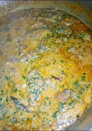 A picture of Egusi soup.