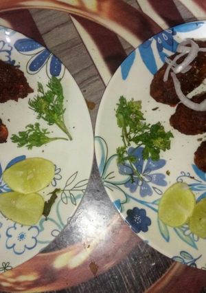 A picture of Mutton seekh kabab.