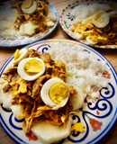 Ají de pollo —receta peruana—