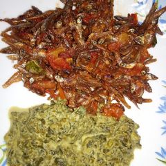 A picture of Fried Omena.