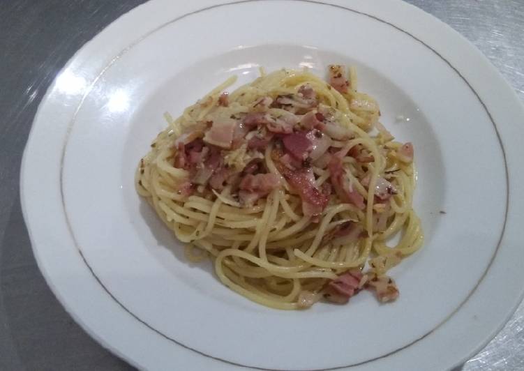 Resep Spaghetti aglio e olio Anti Gagal