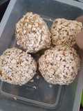 Bitter ballen oats n roti tawar air fryer /deep fry