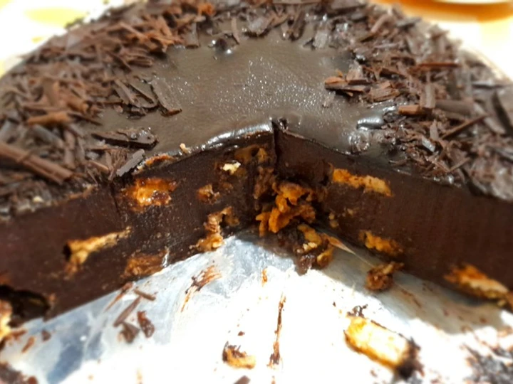 Langkah Gampang Menyiapkan Resep  Kue Coklat Beng-Beng yang Lezat, Enak