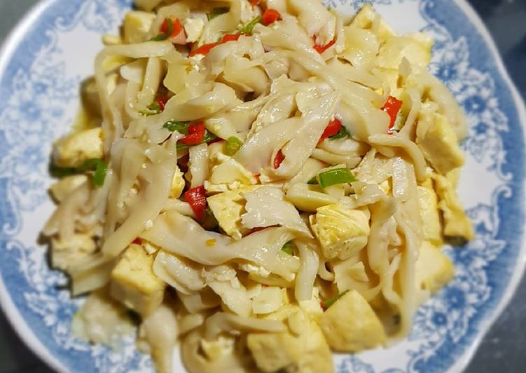 Cara termudah untuk Menyegarkan LezatTahu jamur pedas