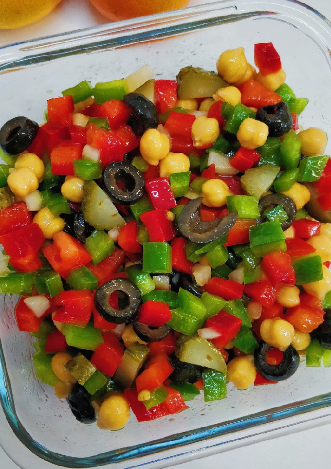 Una foto de Vinagreta de Garbanzos