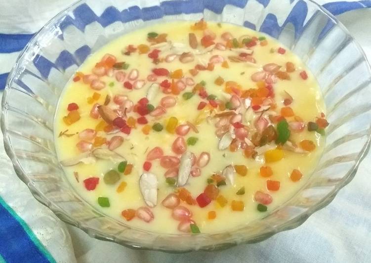 Recipe of Speedy Mixed fruit custard