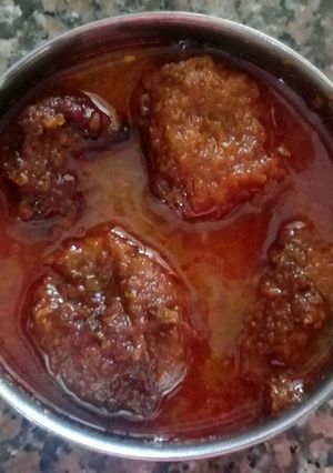 A picture of Lauki kofta.