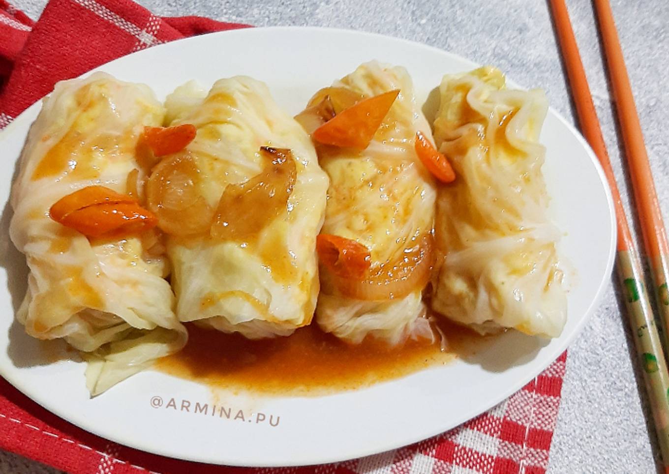 Kol Gulung isi Tofu
