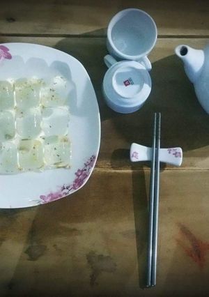 Hình của món Thạch quế hoa.