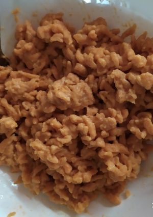 Gluténmentes piros nokedli recept fotója