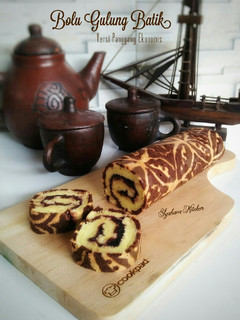 Foto resep Bolu Gulung Batik Versi Panggang Ekonomis