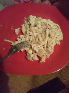 Una foto de Pasta alfredo🍝🍝