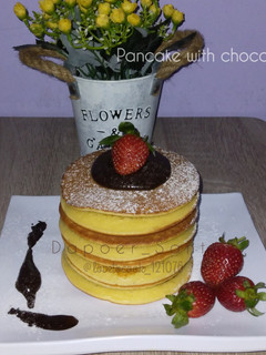 Foto resep Pancake With Chocolate