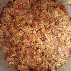A picture of Paneer bhuji.