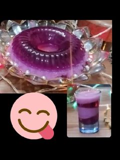 عکسی از دستور ژله دورنگ